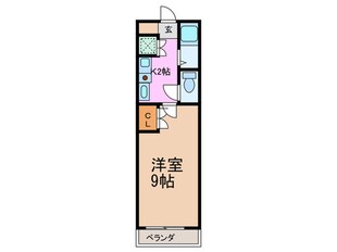 クレッシェンド初音の物件間取画像